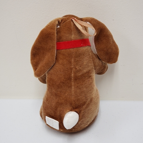 Velveteen Rabbit with Christmas Holiday Stocking 1985 Vintage Plush - Picture 3 of 10